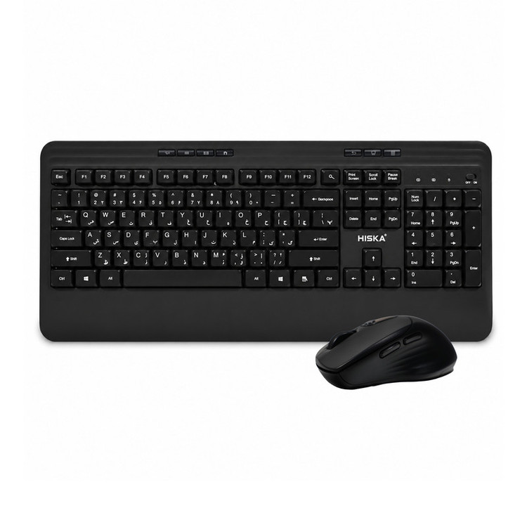 کیبورد و ماوس بیسیم هیسکا مدل H-MK25